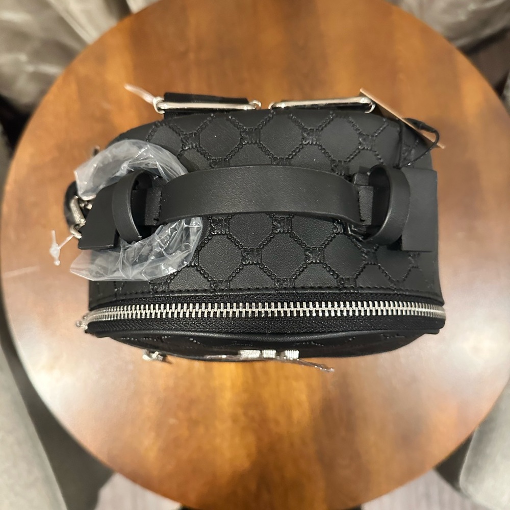 Steve Madden, Black, Faux Leather Backpack - Picture 7 of 11